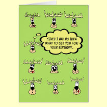 Funny Birthday Ten Bucks Greeting Card cards