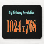 Funny birthday wishes mousepad