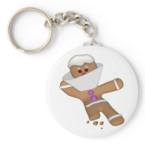 Funny Bit Himself Gingerbread Man Key Chains