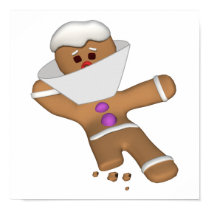 Funny Bit Himself Gingerbread Man posters by doonidesigns Funny Bit Himself Gingerbread Man posters