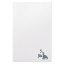 funny biting tongue crab stationery