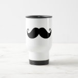 Funny black handlebar mustache trendy hipster coffee mugs