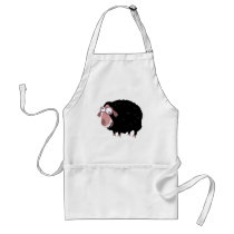 Funny Black Sheep Apron