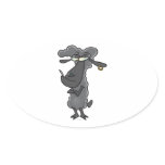 funny black sheep cartoon character stickers