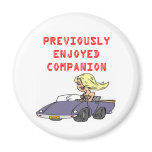 funny blond divorce joke magnets