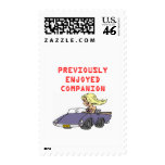 funny blond divorce joke postage