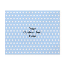 Funny Blue Rabbit Cartoon. Personalized Flyer