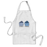 Funny Blueberries Cartoon Kitchen Apron apron