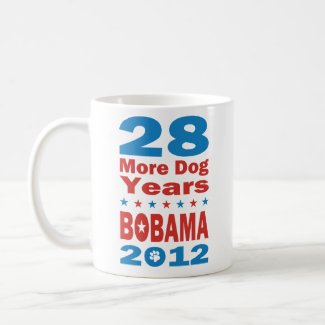 Cartoon Bo the Dog in 2012 Elections Coffee Mug Cartoon Bo the Dog in 2012 Elections Coffee Mug
