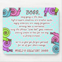 FUNNY BOSS - SPEEDO & SPAGO MOUSEPAD by Jill311 FUNNY BOSS - SPEEDO & SPAGO MOUSEPAD