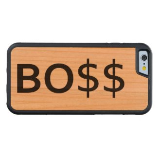 Funny BOSS Typography with dollars