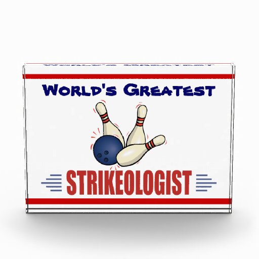 Funny Bowling Acrylic Award Zazzle