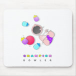 Funny Bowling baby mousepads