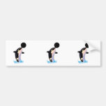 funny bowling ball orca bumper sticker