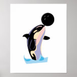 funny bowling ball orca posters