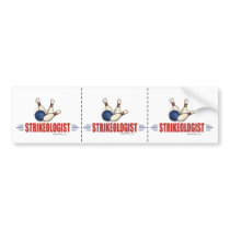 Funny Bowling Bumper Stickers