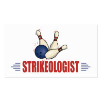 Funny Bowling Business Card