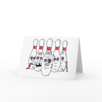 Funny Bowling card