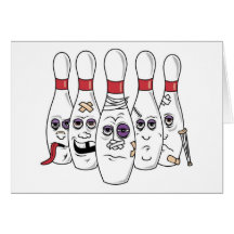 Funny Bowling card