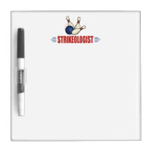 Funny Bowling Dry Erase Board