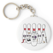 Funny Bowling Keychain