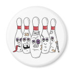 Funny Bowling Fridge Magnet