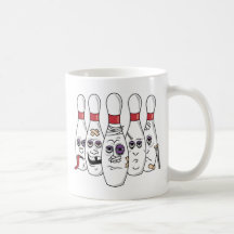 Funny Bowling Mugs