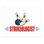 Funny Bowling Post Card
