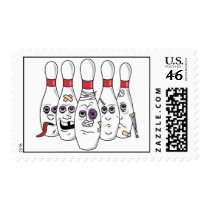 Funny Bowling Postage