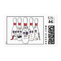 Funny Bowling Postage