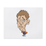 funny boxer caricature flyer