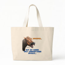 Funny Braille Horse bags by BowNRanch Funny Braille Horse bags