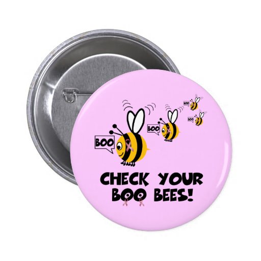 Funny breast awareness buttons