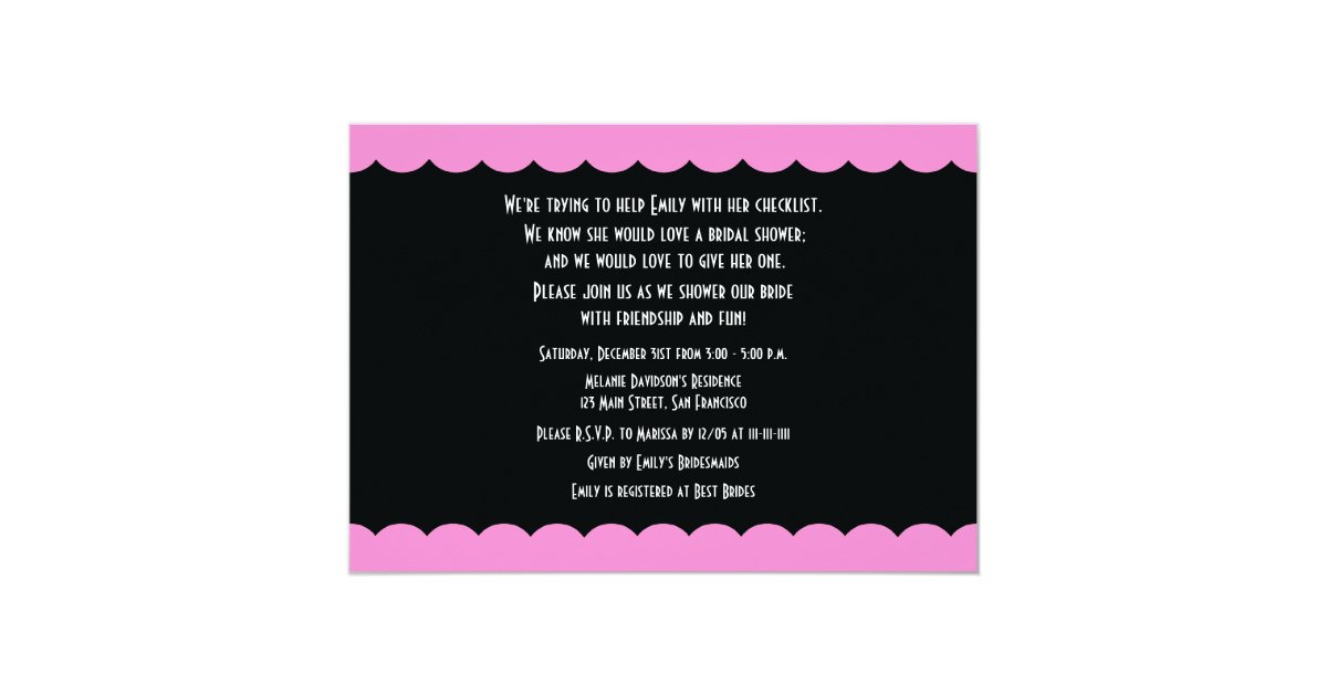 humorous wedding shower invitations bridal shower invitation checklist zazzle humorous wedding shower invitations bridal shower invitation checklist zazzle