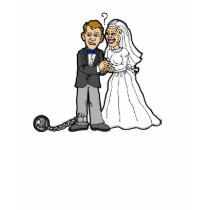 Funny Bride & Groom t-shirt by wedding_tshirts Funny Bride & Groom t-shirt