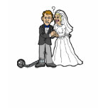 Funny Bride & Groom t-shirt