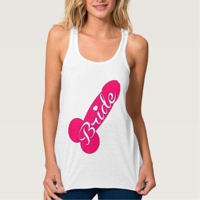 funny bride to be flowy racerback tank top