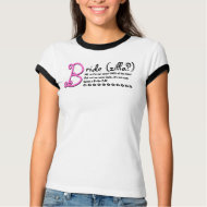 Funny Bridezilla T Shirt - Black White Pink shirt