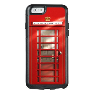 Funny British City Of London Red Phone Booth