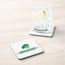 Funny Broccoli Drink Coasters