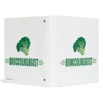 Funny Broccoli Vinyl Binder