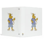 funny brown cow in clothes binders