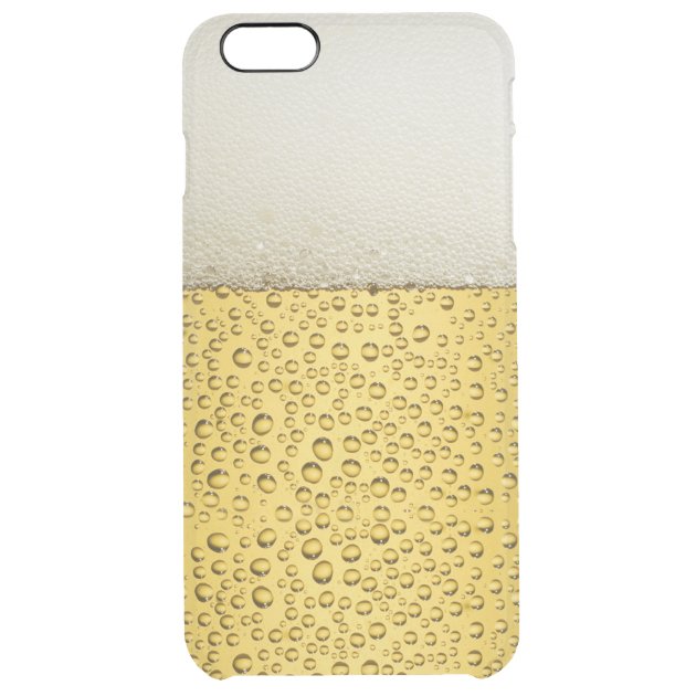 Funny Bubbles Beer Glass Gold Uncommon Clearlyâ„¢ Deflector iPhone 6 Plus Case