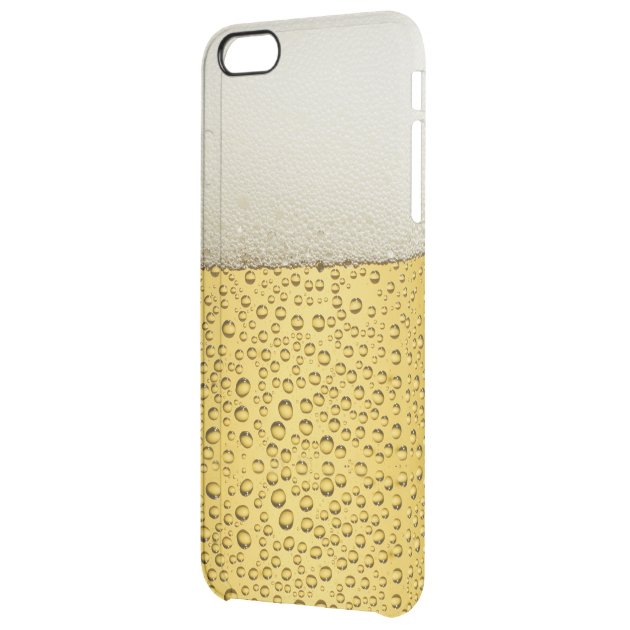 Funny Bubbles Beer Glass Gold Uncommon Clearlyâ„¢ Deflector iPhone 6 Plus Case