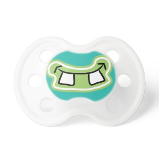 Funny Buck Teeth Monster Grin Baby Pacifier