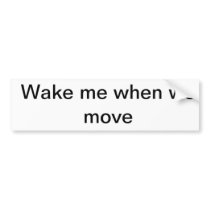Funny bumpersticker bumper sticker
