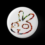 Funny Bunny buttons