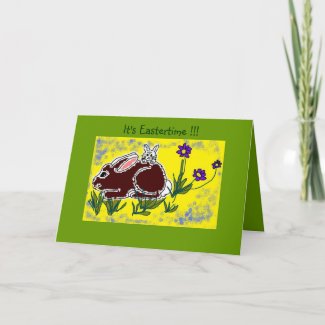 Funny Bunny card