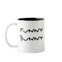 Funny Bunny Cup #1 mugs by Sic_Hazard Funny Bunny Cup #1 mugs