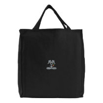 Funny Bunny embroidered bags by ZazzleEmbroidery Funny Bunny embroidered bags